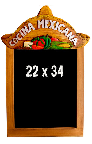 Cocina Mexican Kitchen and Restaurant Chalkboard item R796