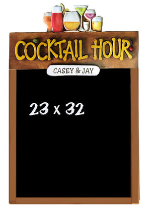 Cocktail Hour Personalized Chalkboard