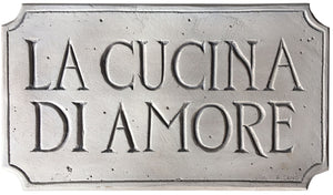 Cucina Amore Italian Kitchen Decor Sign