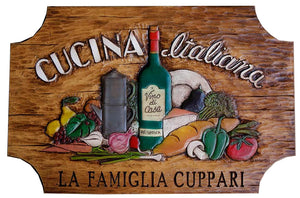 Cucina Italian Wall Plaque  item 669A