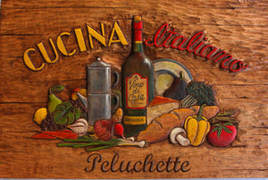 Cucina Italiana  Tempered glass cutting board