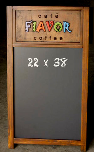 Custom A Frame Chalkboard for Restaurants