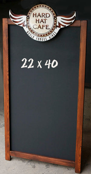 Custom Cafe Logo Chalkboard