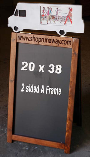 Custom Display A Frame Sidewalk Chalkboard