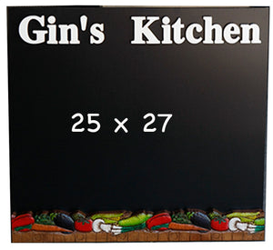 Custom Personalized Kitchen Chalkboard