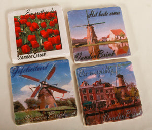 Custom Photo Stone Coasters- set of 4 DISCONTINUED DUE TO HIGH MARBLE COSTS