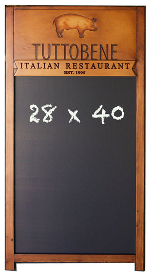 Custom Restaurant Sidewalk A Frame Chalkboard 