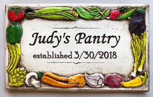 Customize this plaque for your kitchen