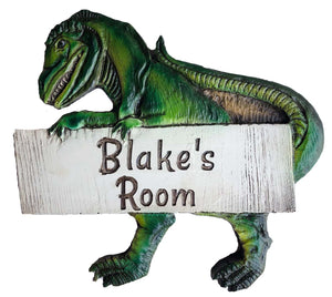 Dinosaur Kids Room Personalized Sign