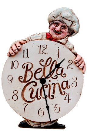 Fat Chef Bella Cucina Clock  item 607LG