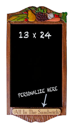 Personalized Kitchen Chalkboard