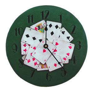Game Room clock-Deck of Cards