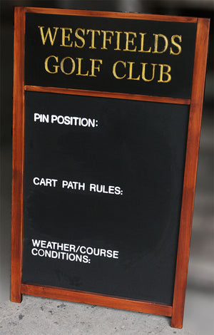 Golf Course Custom Chalkboard