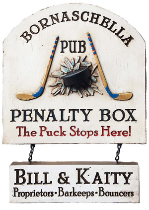 Hockey Personalized Pub Sign