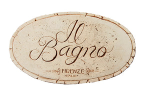 Italian Bathroom sign Il Bagno sign  item 694G