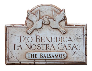 Italian God Bless Our Home Personalized with your name