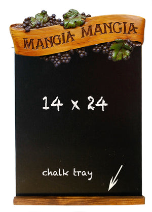 Italian Kitchen Chalkboard Mangia Mangia item 542M-CH