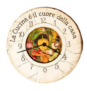 Italian Kitchen Decor Clock item 679E