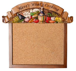 Italian Kitchen Decor Cork Board personalized with your name or phrase  item 501C-Cork
