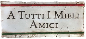 Italian Custom Sign
