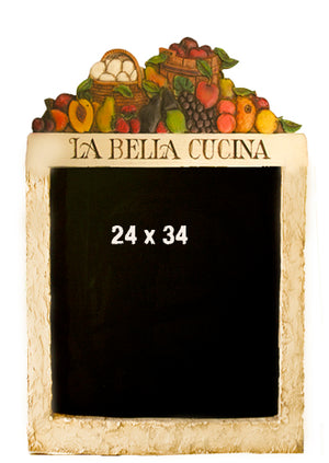 La Bella Cucina Kitchen chalkboard for home or restaurant  item 696K-CH