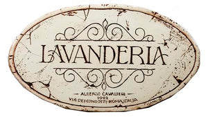 Lavanderia Italian Laundry wall plaque item 570