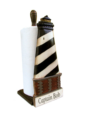 Lighthouse Kitchen Decor Personalized Paper Towel Holder