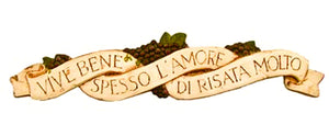 Benvenuti Amici Italian sign, Welcome Friends sign item 543A – PIAZZA PISANO