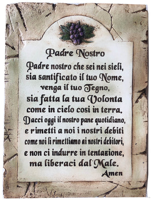 Lords prayer in Italian