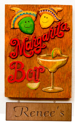 Margarita Bar personalized sign