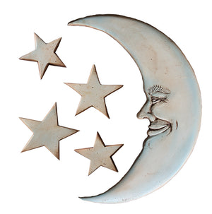 Moon and Stars Wall Decor Large Size