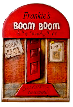 Music Wall Decor Personalized Boom Boom Jazz Club sign  Item 794
