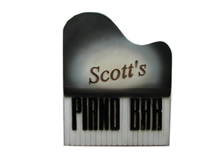 Music Wall Decor Personalized Piano Bar Sign