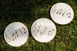 Musical Garden Stepping Stones  item 720C  set of 3