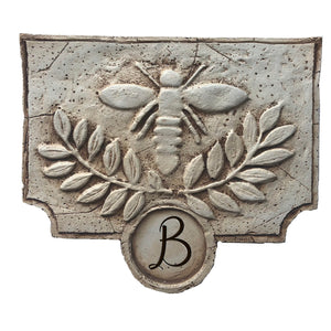 Napoleonic Bee Monogram plaque