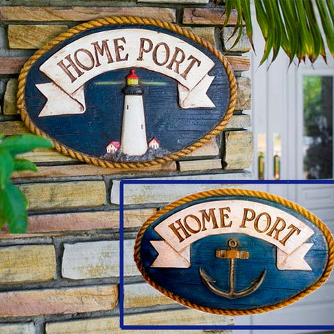 Nautical Decor Large Wall Sign Home Port item 376A – PIAZZA PISANO