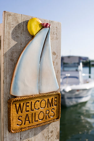 Nautical Welcome sign - Sailors  item 310