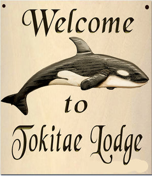 Orca Personalized Sign