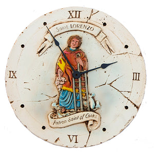 Patron Saint of Cooking Wall Clock