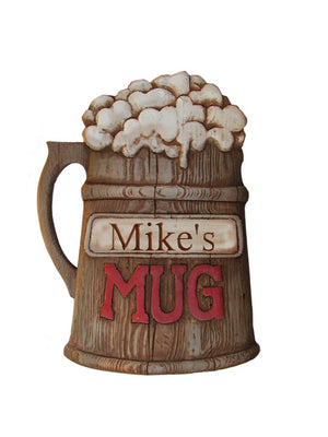 Personalized  Beer Mug Sign  #722