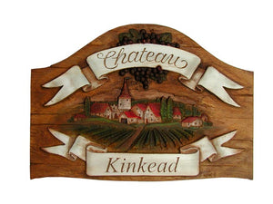 Personalized French Chateau Sign  #595B
