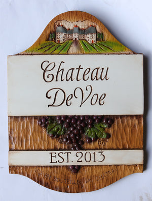 Personalized Chateau Sign for Your Home