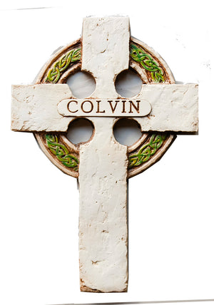 Personalized Irish Celtic Cross
