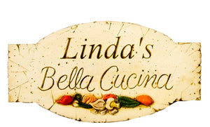 Personalized Italian Kitchen Sign, item 696i