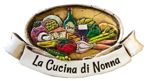 Personalized Italian Tuscan Kitchen Decor Sign  item 617P