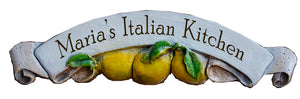 Personalized Lemon Kitchen Sign