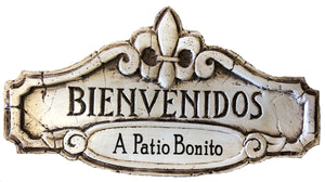 Personalized Spanish Welcome Sign