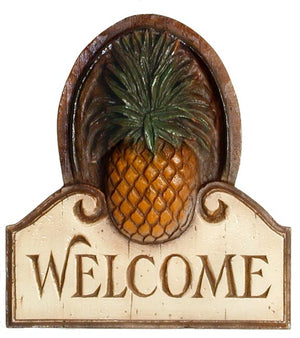 Pineapple  Welcome sign