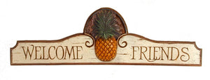 Pineapple Welcome sign Plaque and Door Topper  #504