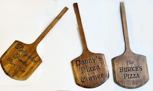Pizza Paddle wood personalized